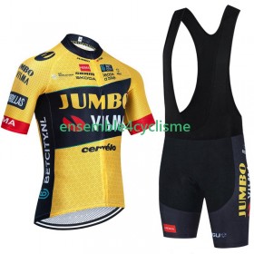 Tenue Maillot + Cuissard à Bretelles Jumbo Visma 2023